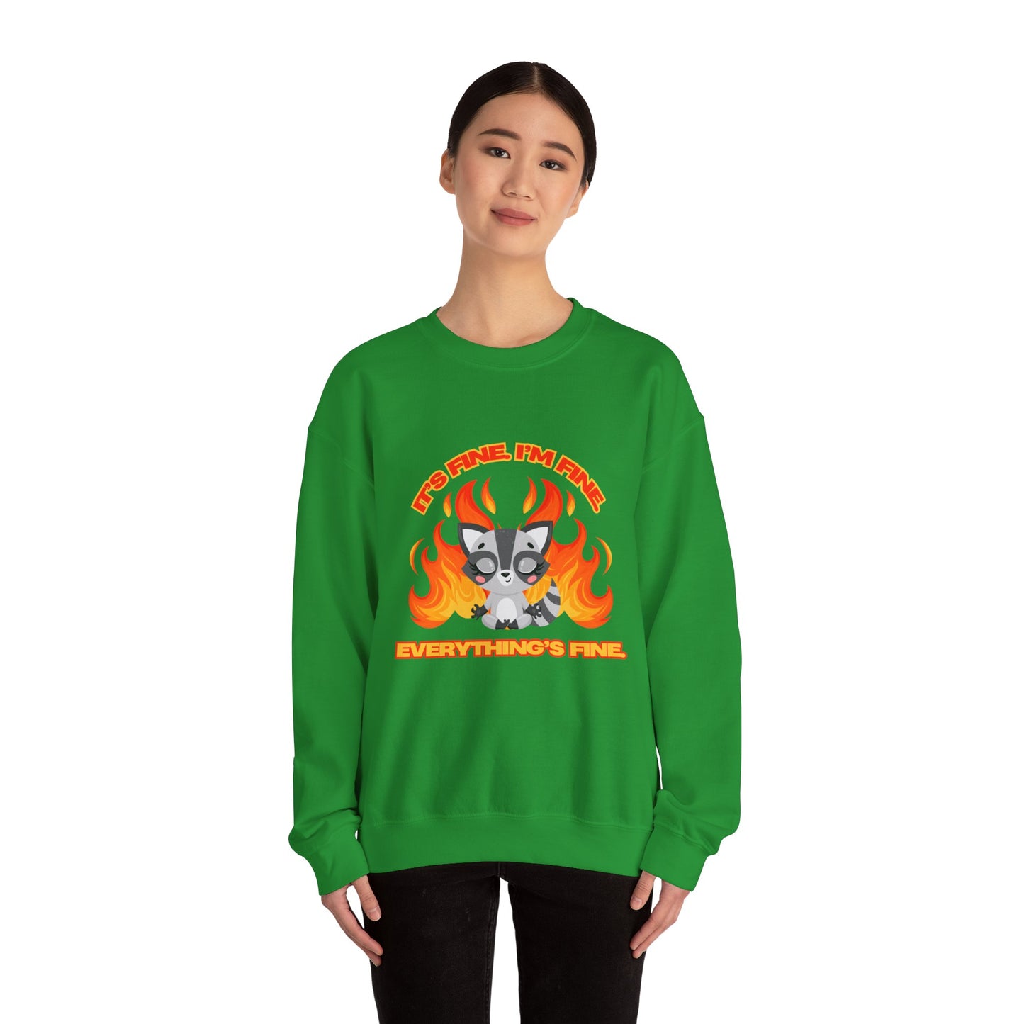 Everything's Fine Heavyweight Crewneck Sweatshirt