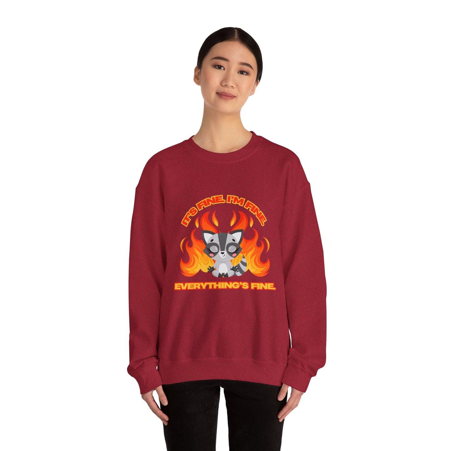 Everything's Fine Heavyweight Crewneck Sweatshirt