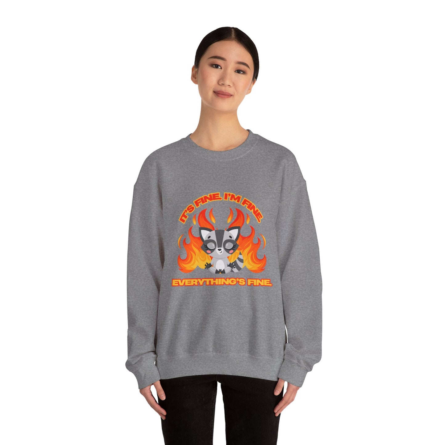 Everything's Fine Heavyweight Crewneck Sweatshirt