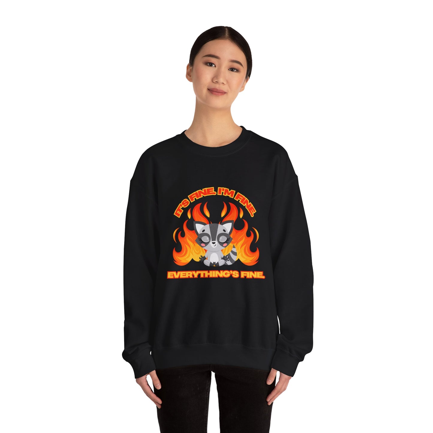 Everything's Fine Heavyweight Crewneck Sweatshirt
