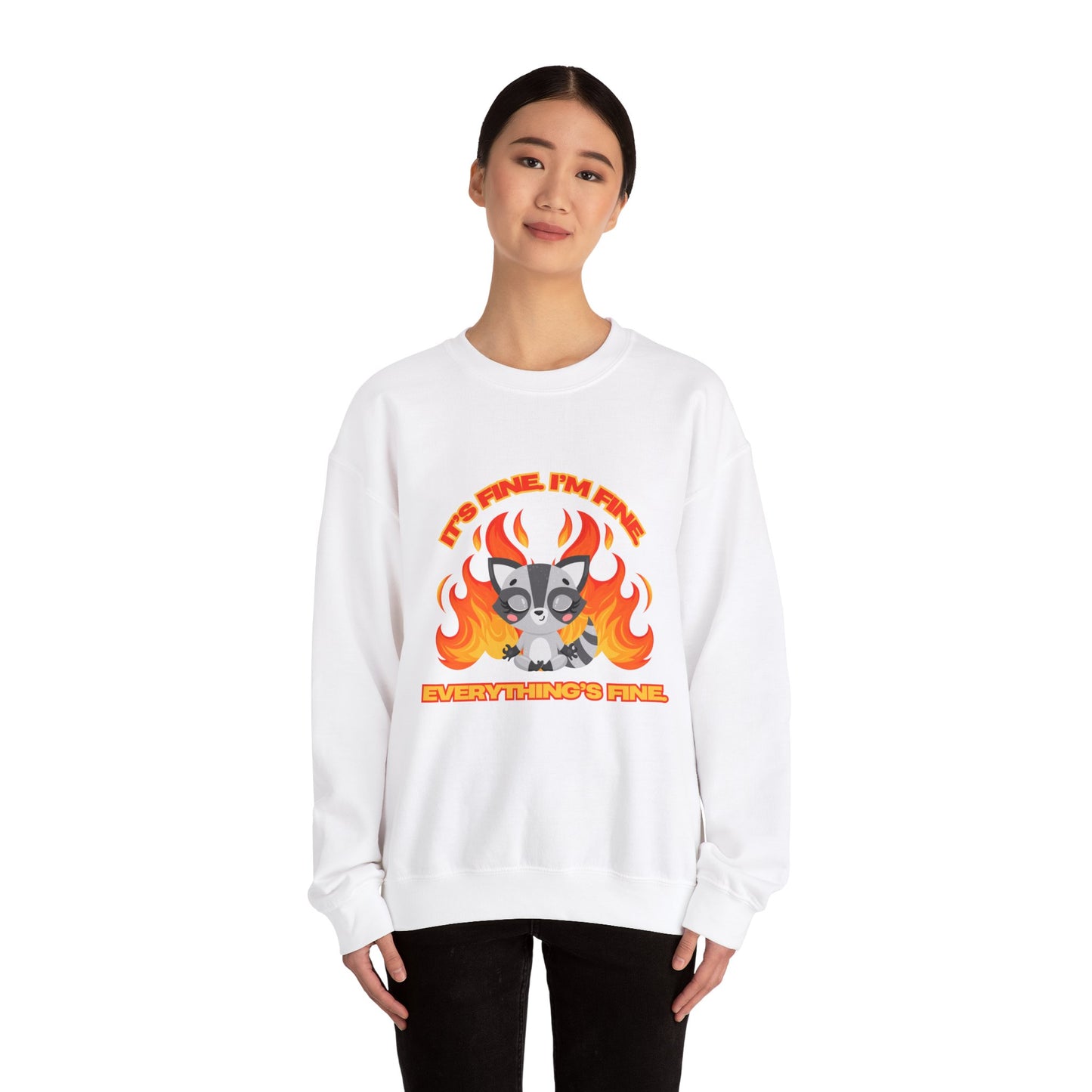 Everything's Fine Heavyweight Crewneck Sweatshirt