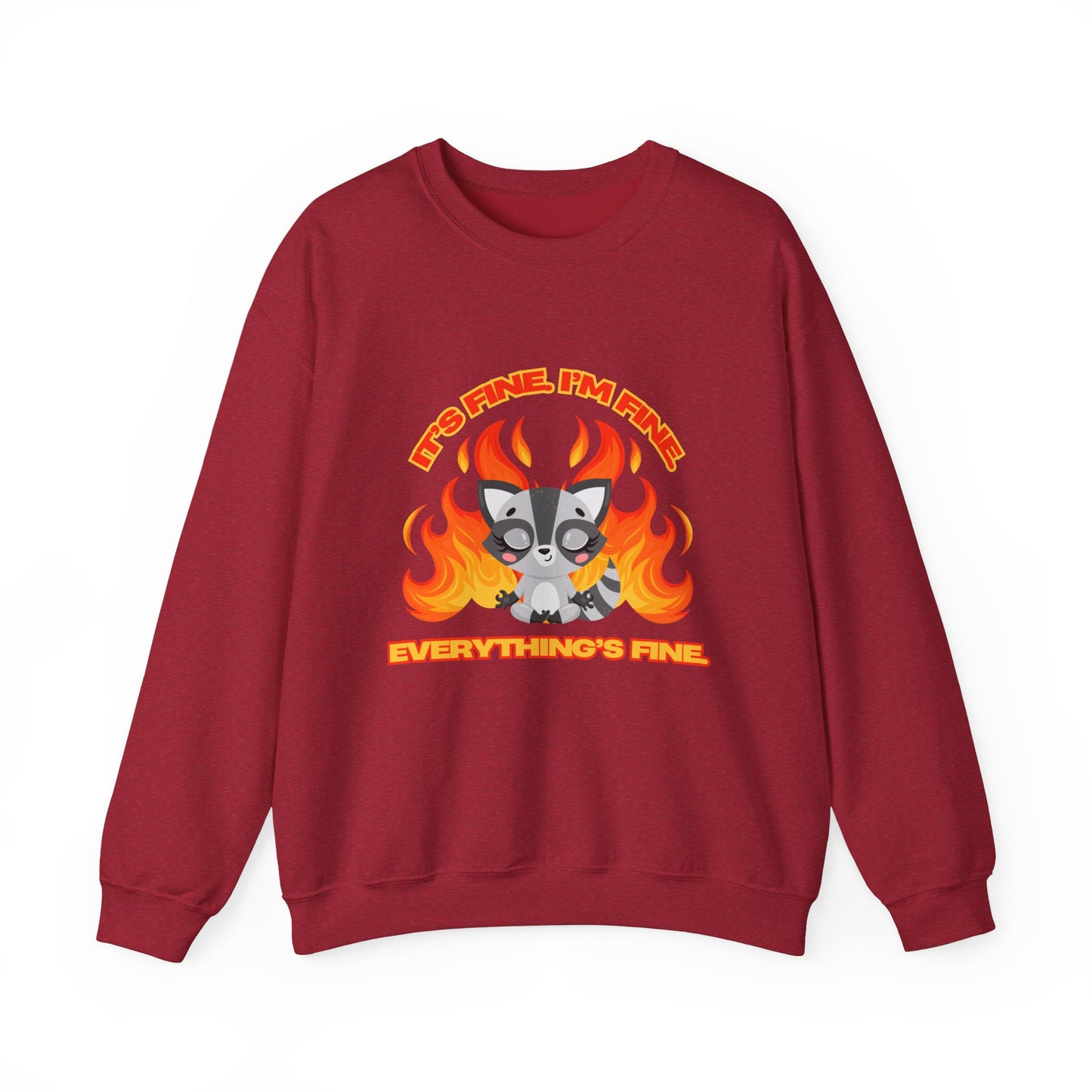 Everything's Fine Heavyweight Crewneck Sweatshirt