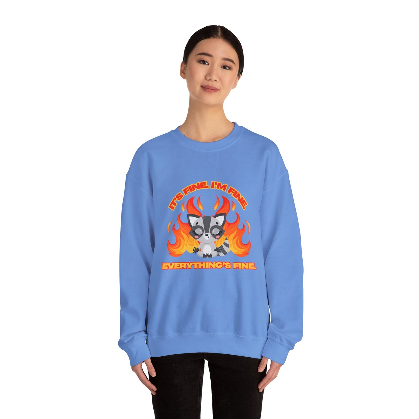 Everything's Fine Heavyweight Crewneck Sweatshirt