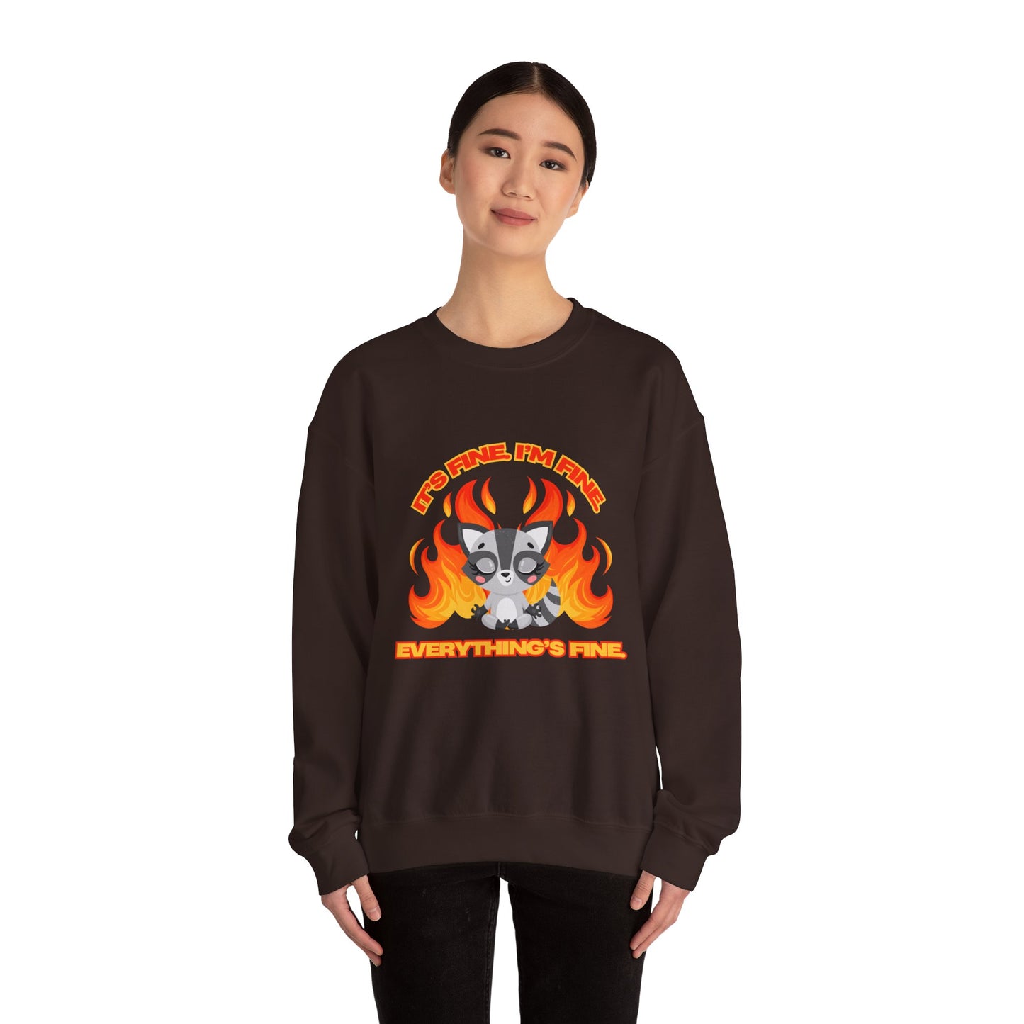 Everything's Fine Heavyweight Crewneck Sweatshirt