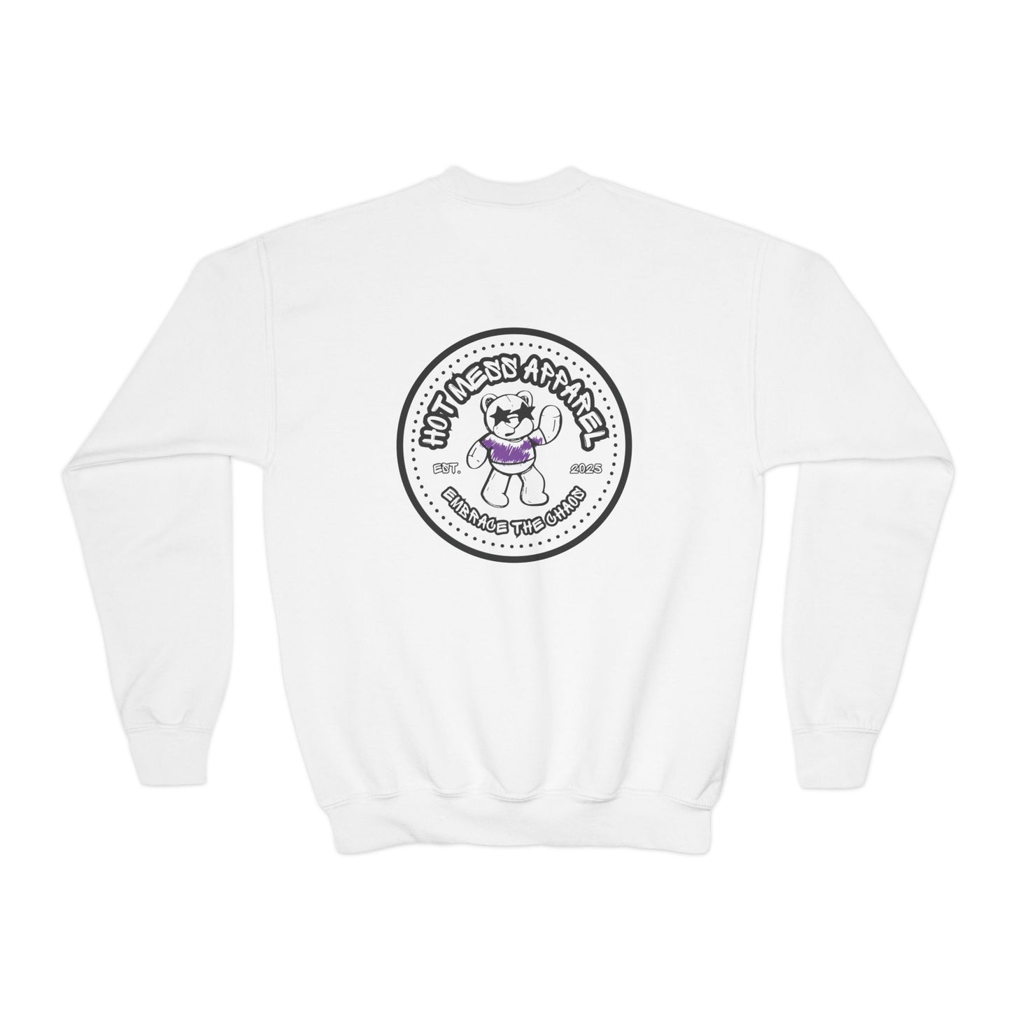 Chaos Bear Kids Crewneck Sweatshirt