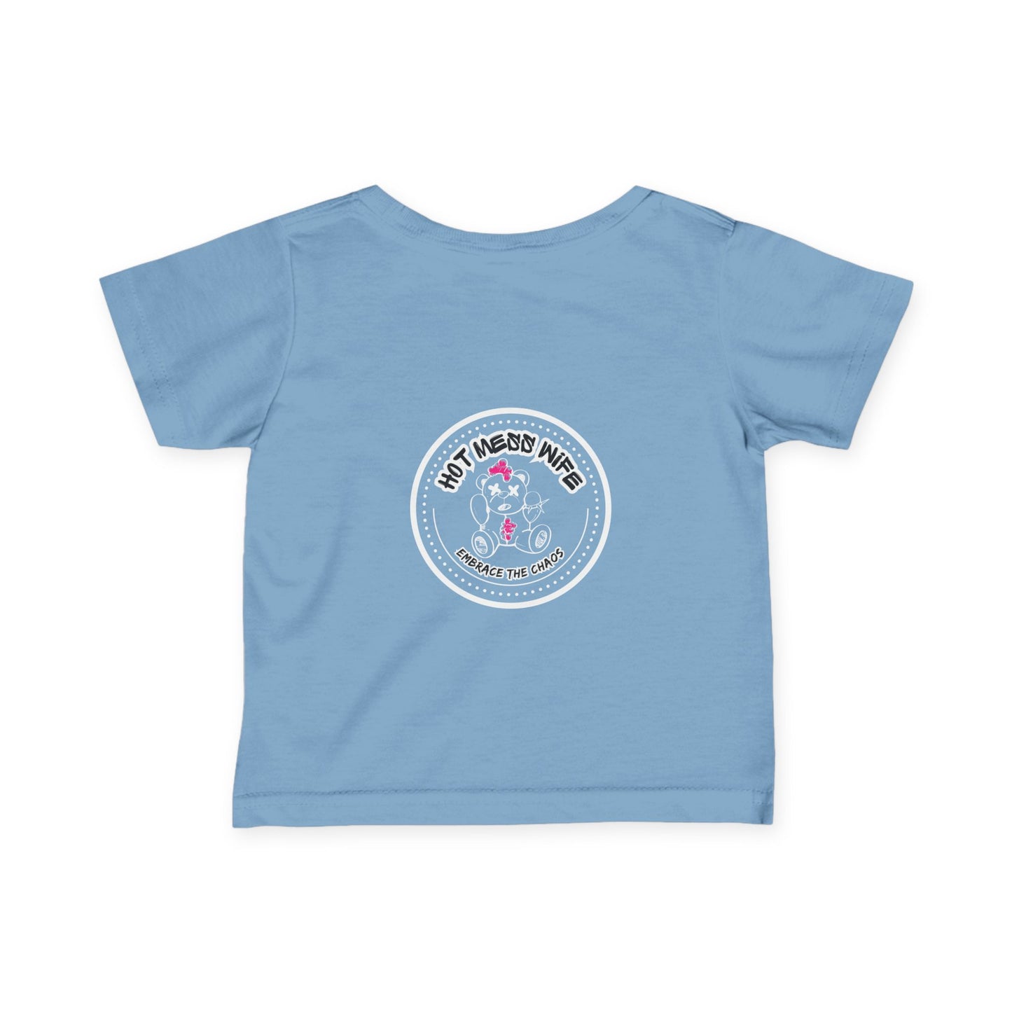 Pink Chaos Bear Baby and Toddler Jersey Tee