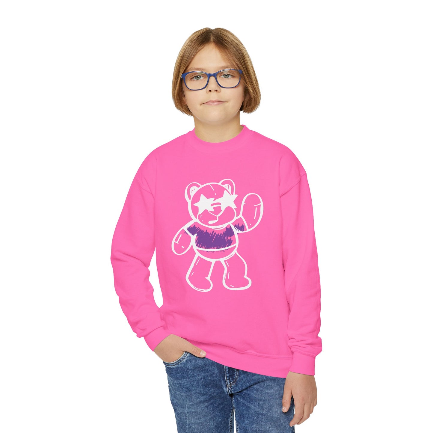 Chaos Bear Kids Crewneck Sweatshirt