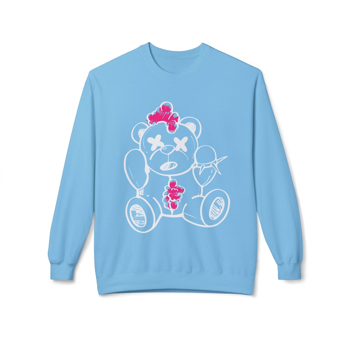 Chaos Bear Midweight Softstyle Fleece Crewneck Sweatshirt