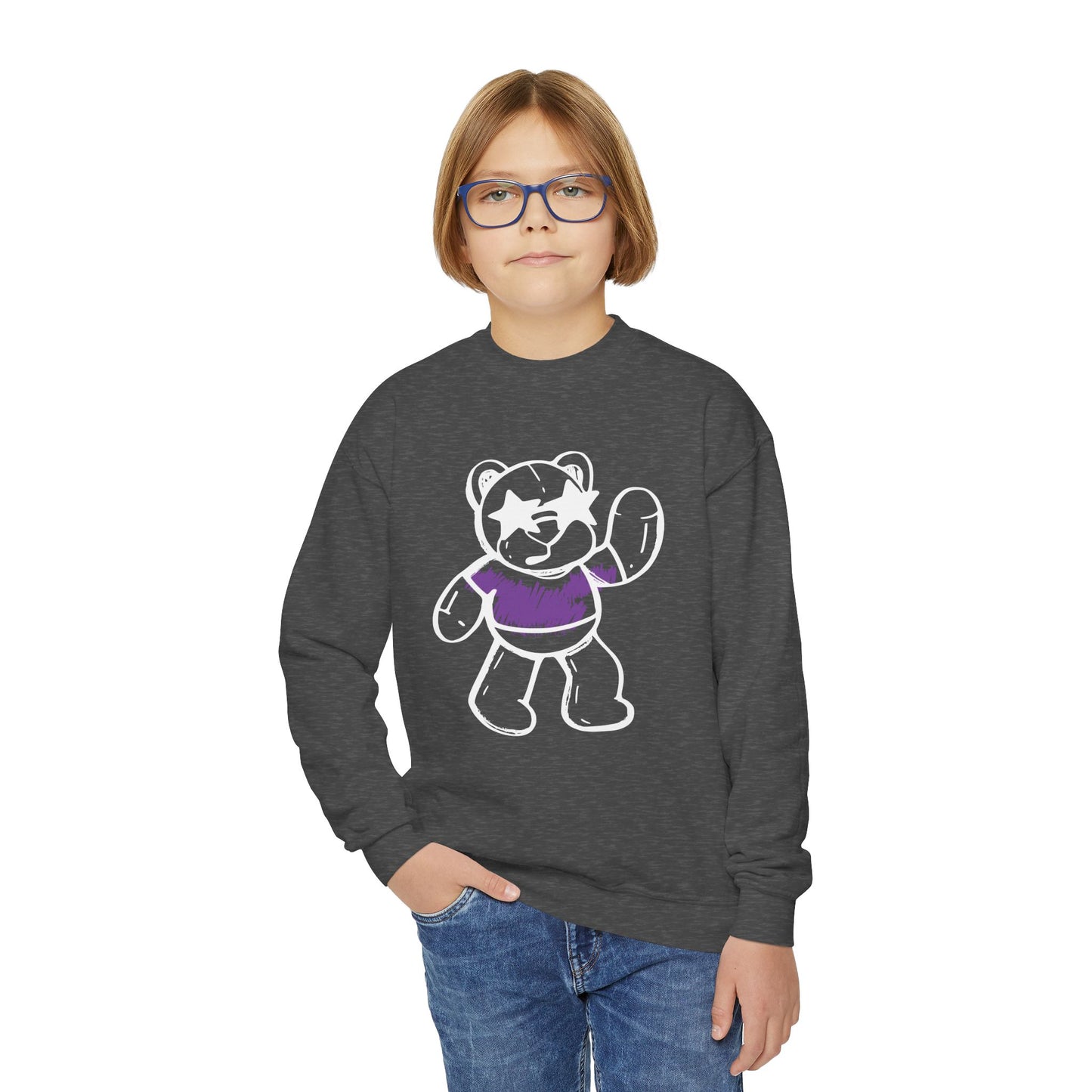 Chaos Bear Kids Crewneck Sweatshirt