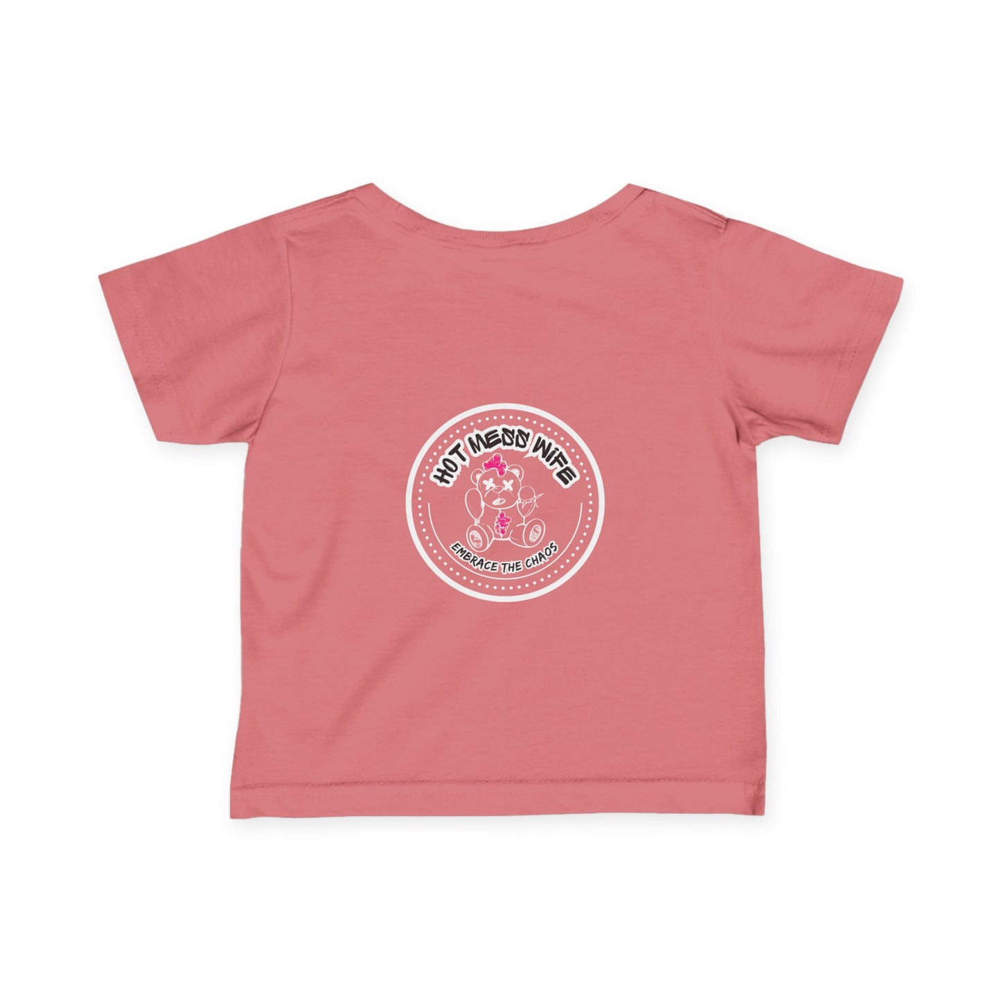 Pink Chaos Bear Baby and Toddler Jersey Tee