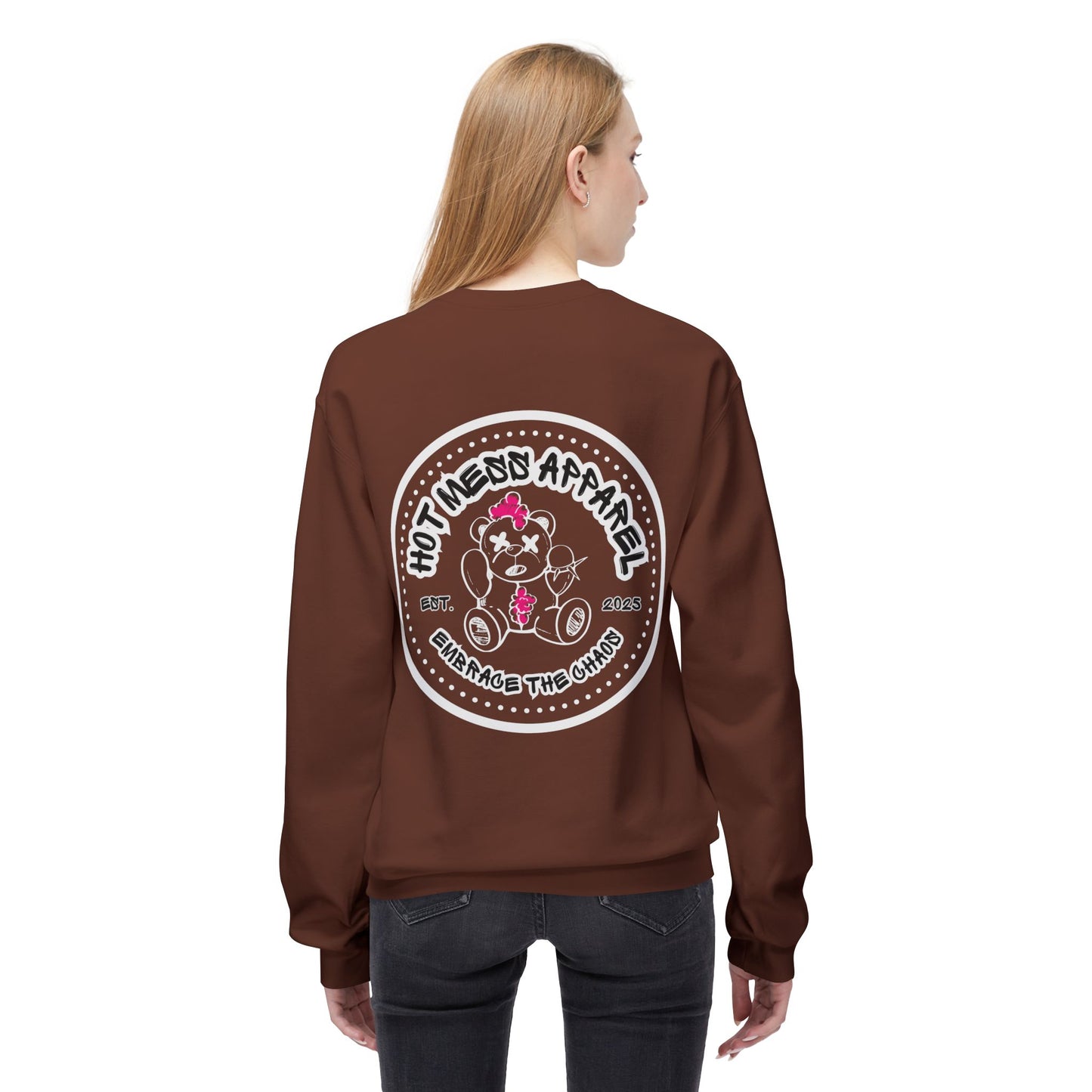 Chaos Bear Midweight Softstyle Fleece Crewneck Sweatshirt