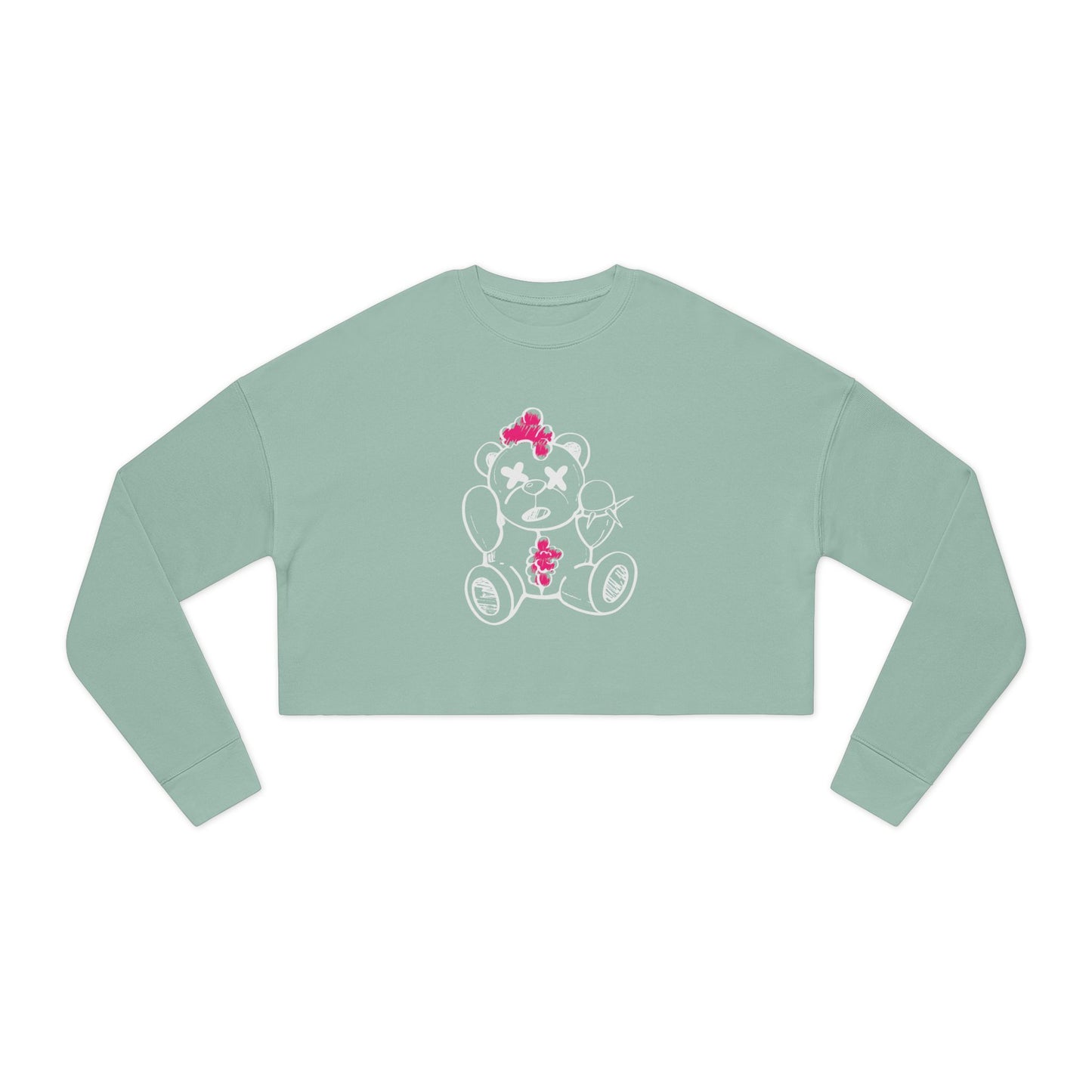 Chaos Bear Women's Cropped Sweatshirt