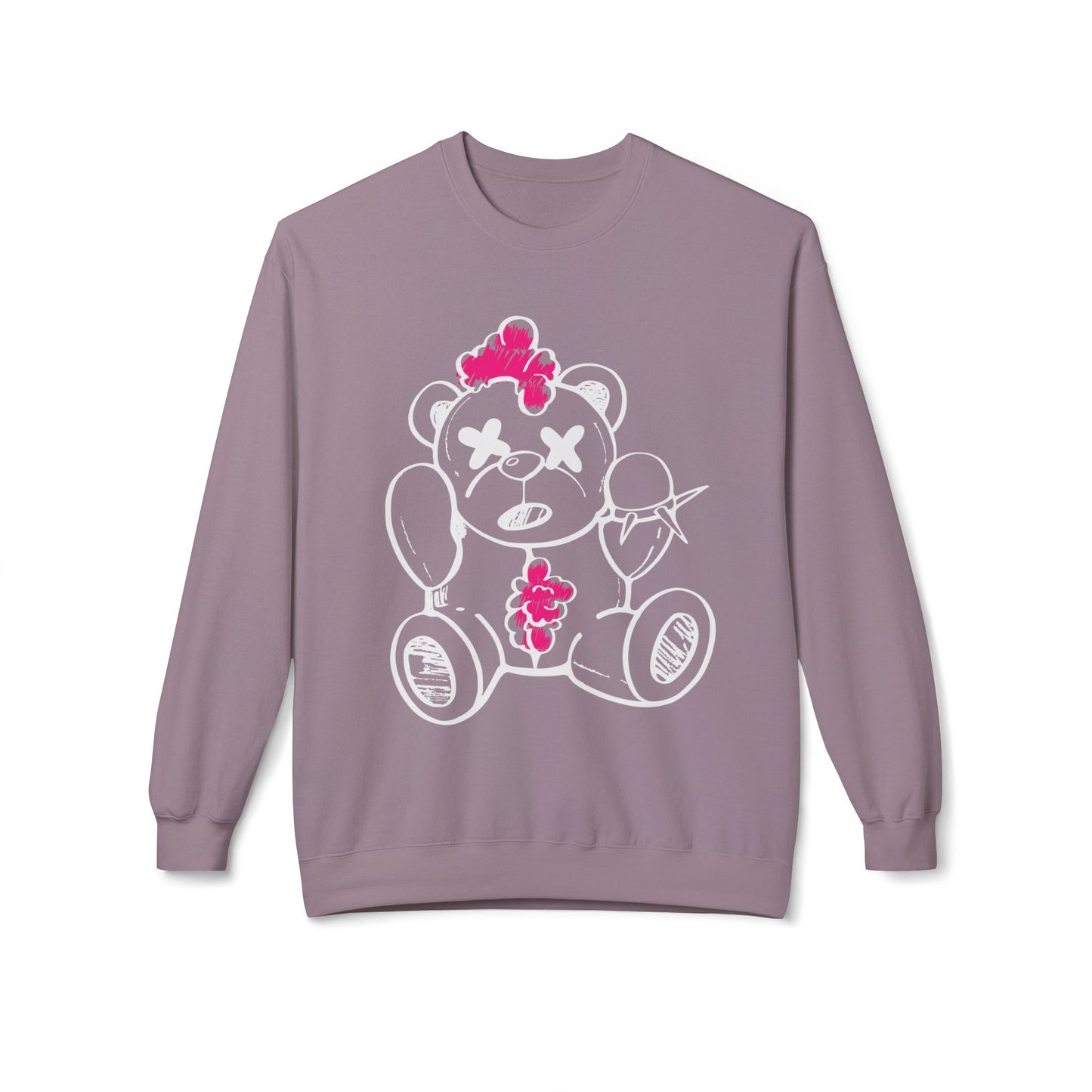 Chaos Bear Midweight Softstyle Fleece Crewneck Sweatshirt