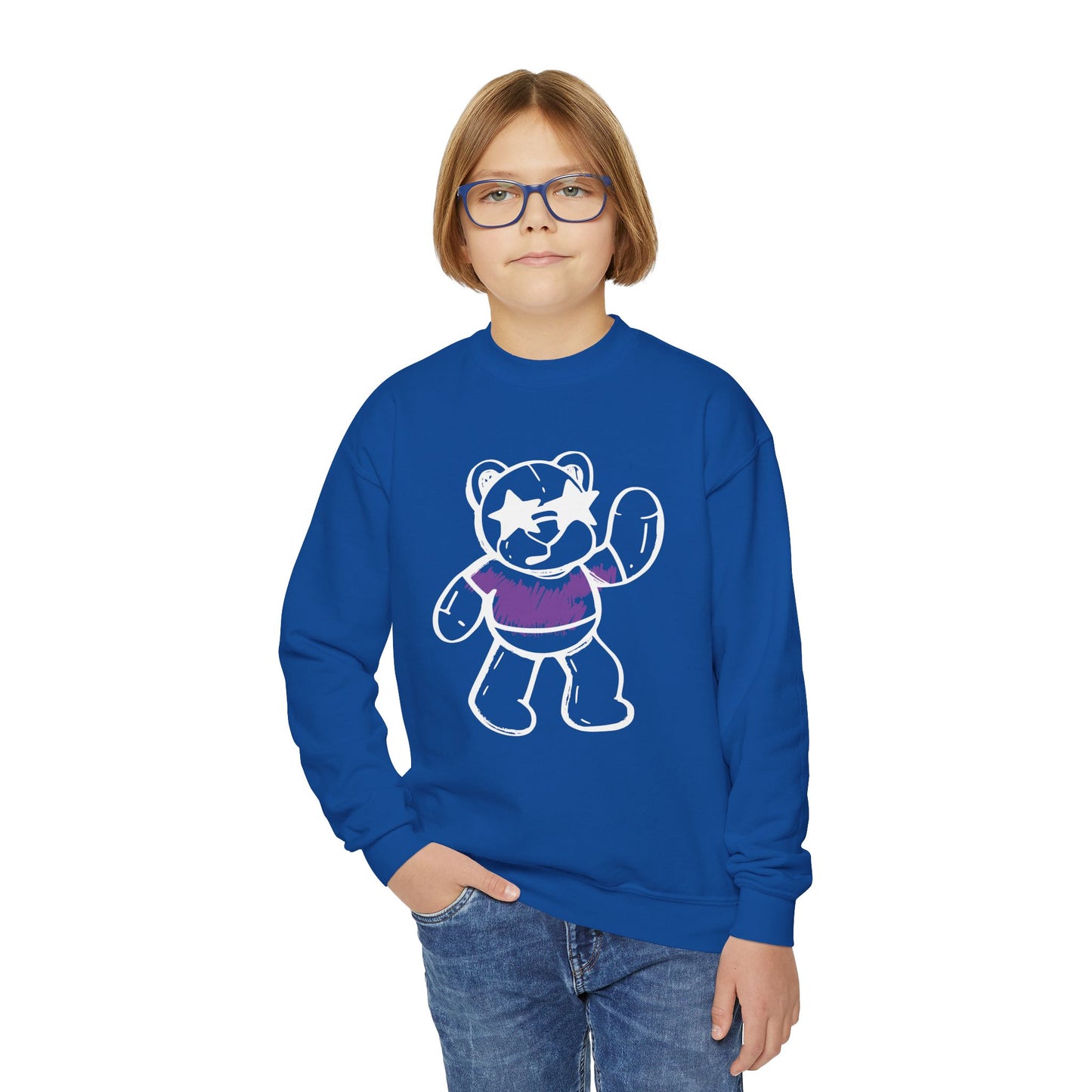 Chaos Bear Kids Crewneck Sweatshirt