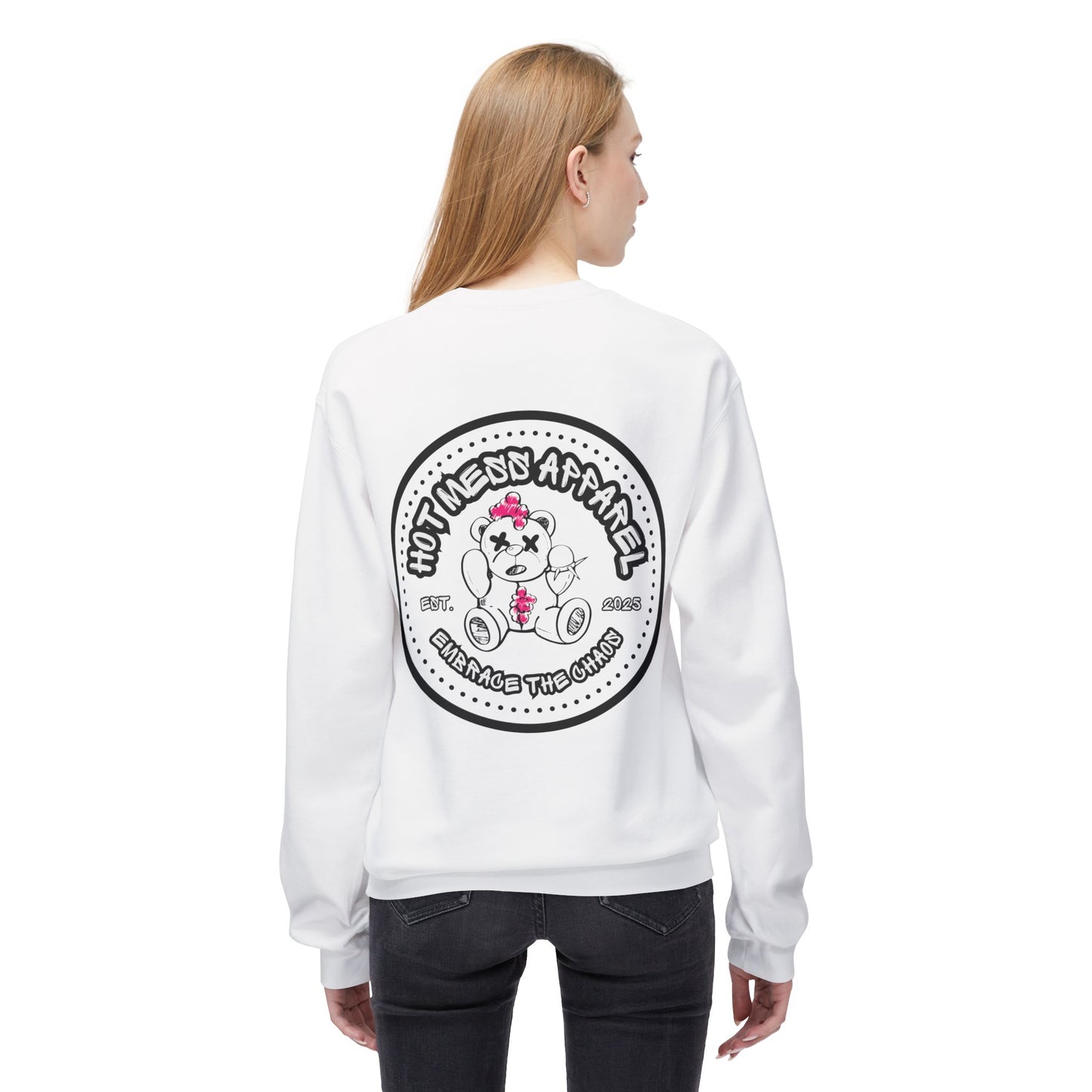 Chaos Bear Midweight Softstyle Fleece Crewneck Sweatshirt