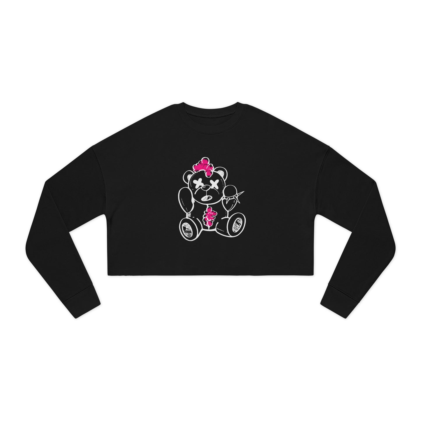 Chaos Bear Women's Cropped Sweatshirt