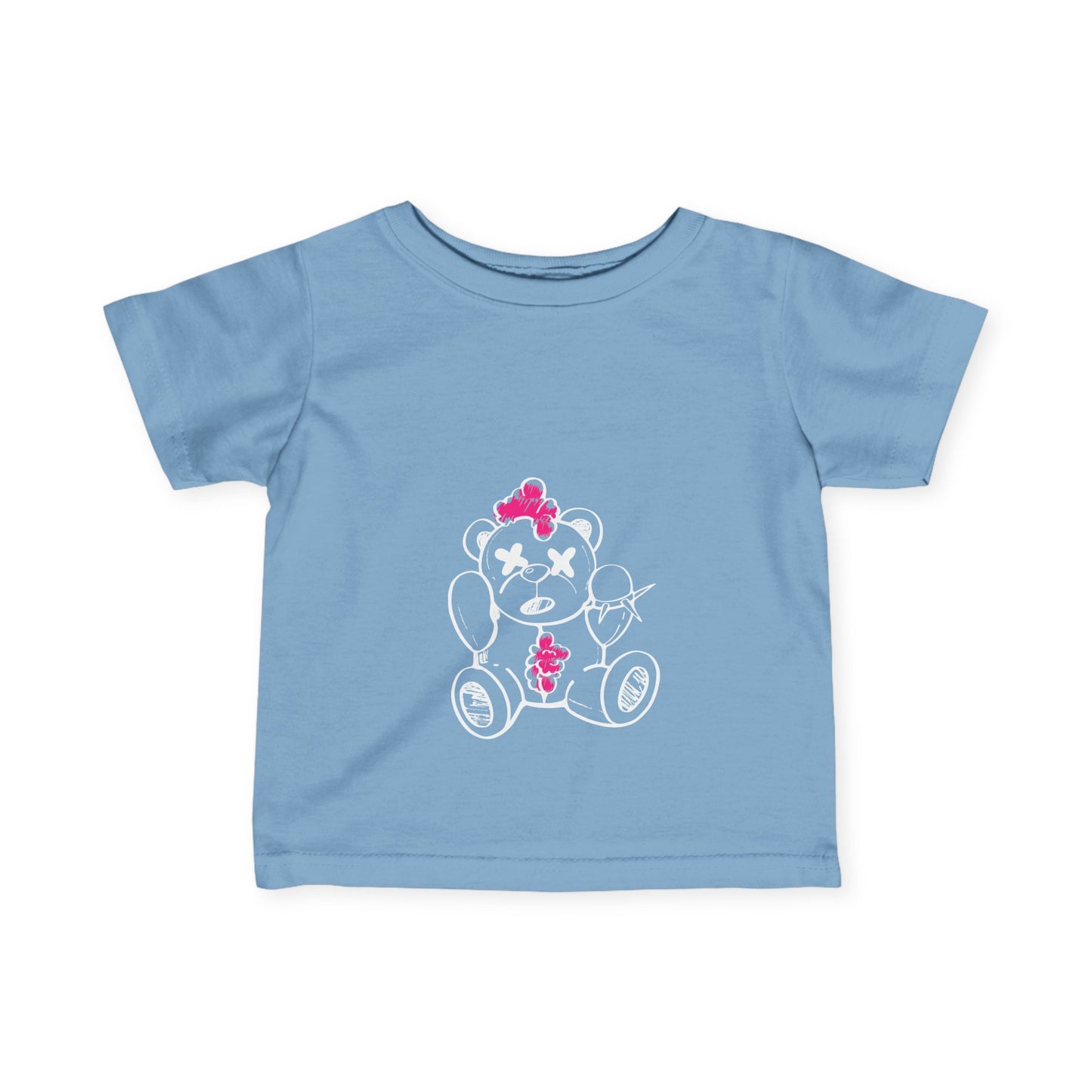 Pink Chaos Bear Baby and Toddler Jersey Tee