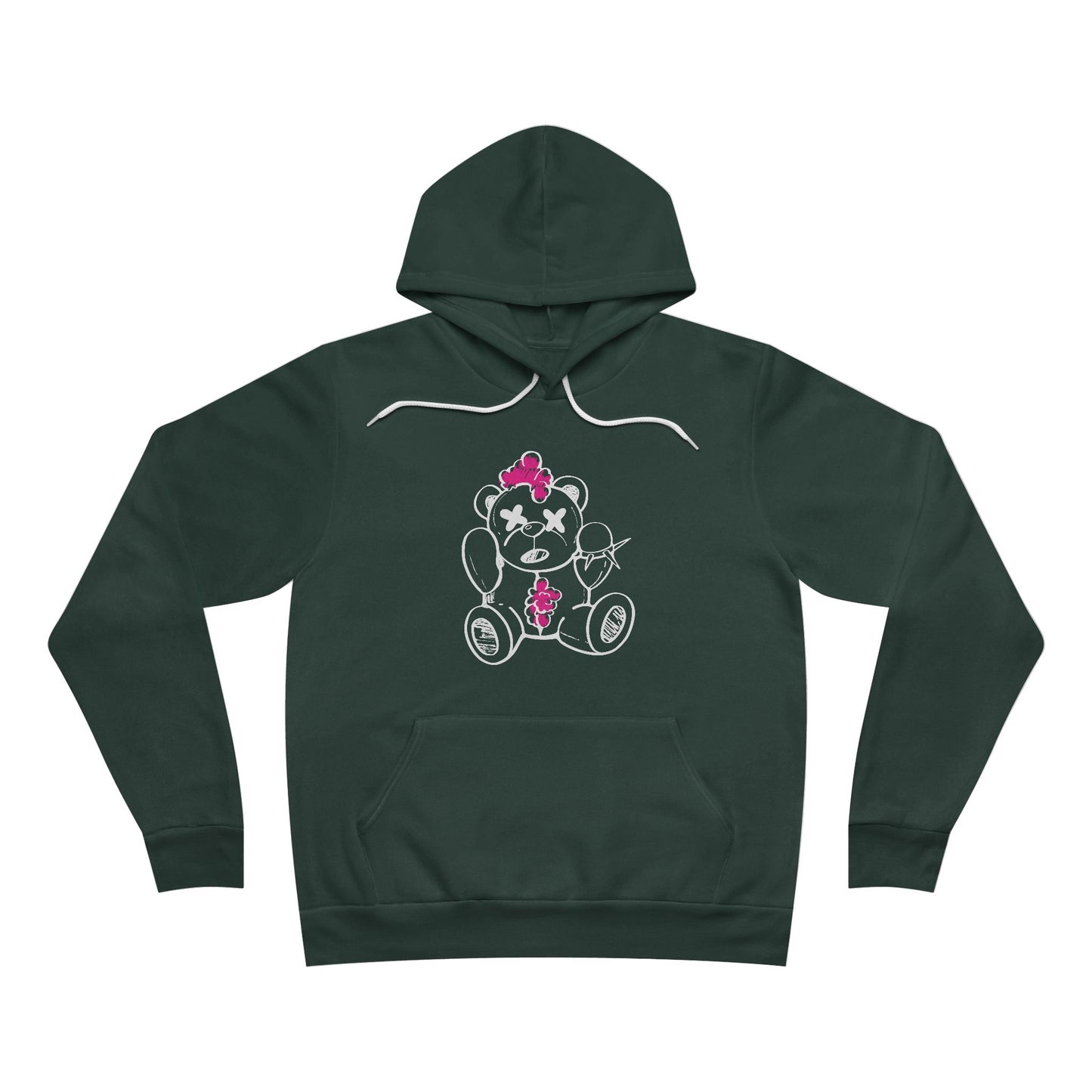 Chaos Bear Fleece Pullover Hoodie