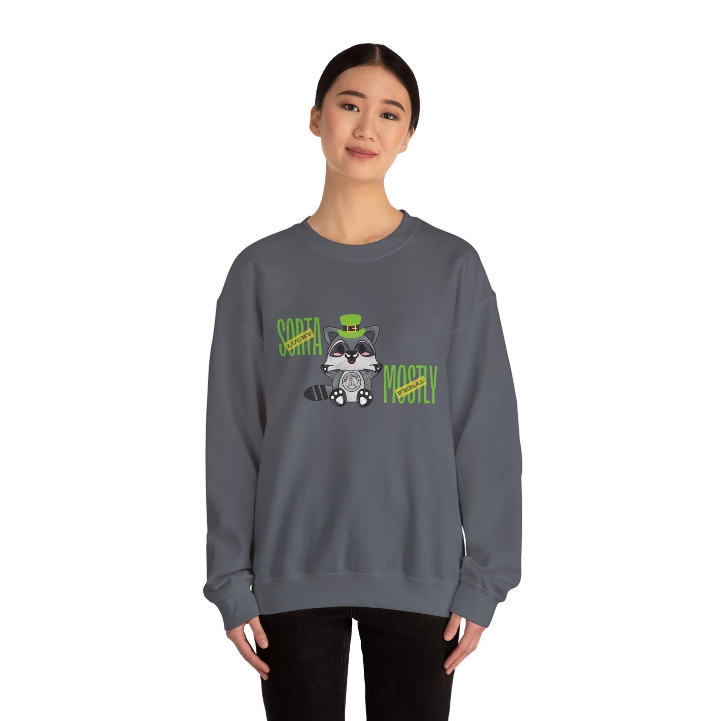 Sorta Lucky Mostly Feral Sweatshirt