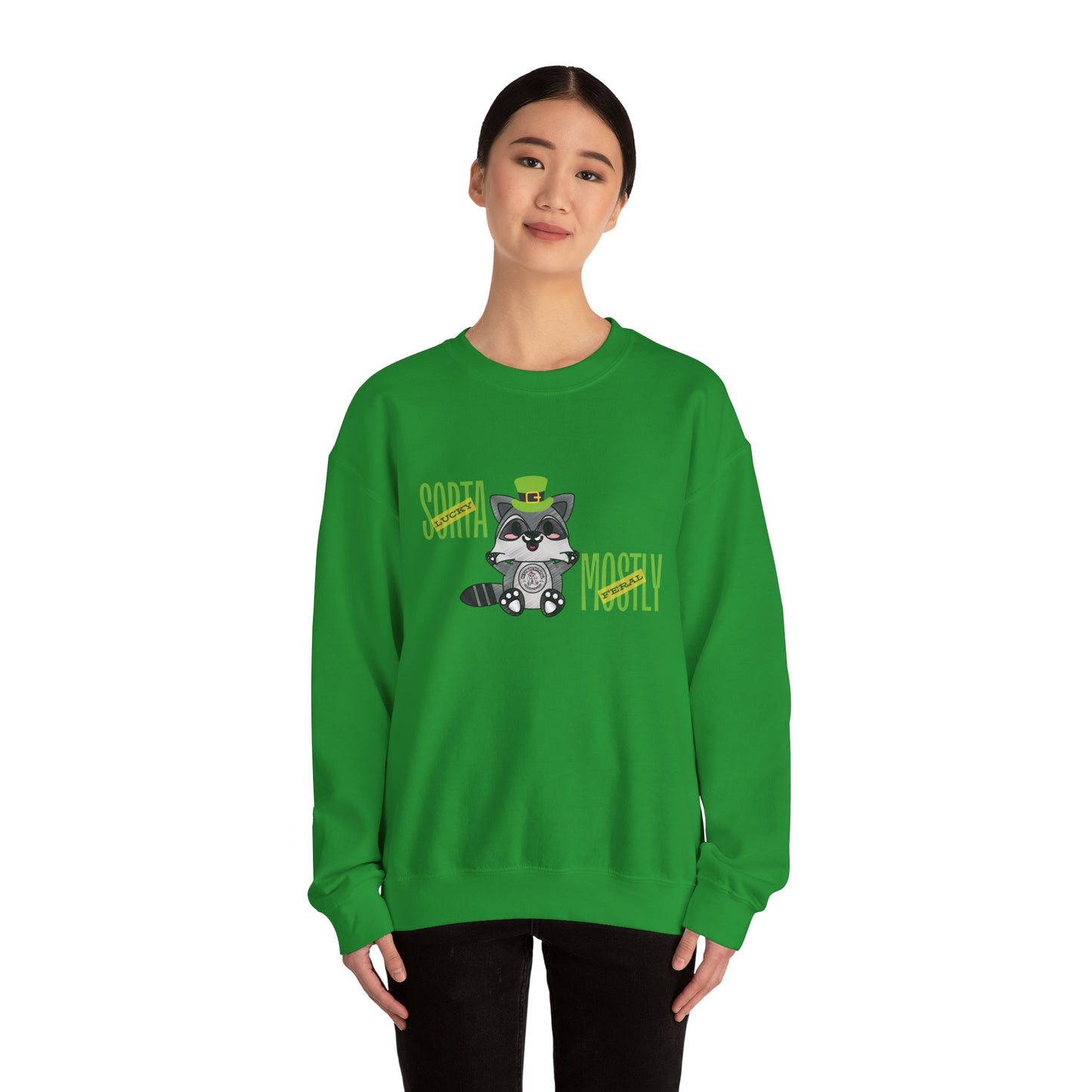 Sorta Lucky Mostly Feral Sweatshirt