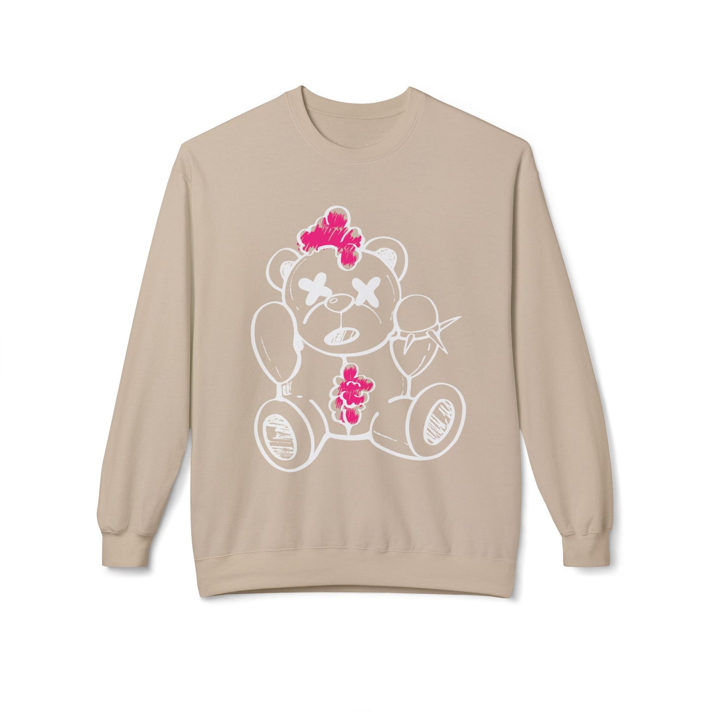 Chaos Bear Midweight Softstyle Fleece Crewneck Sweatshirt