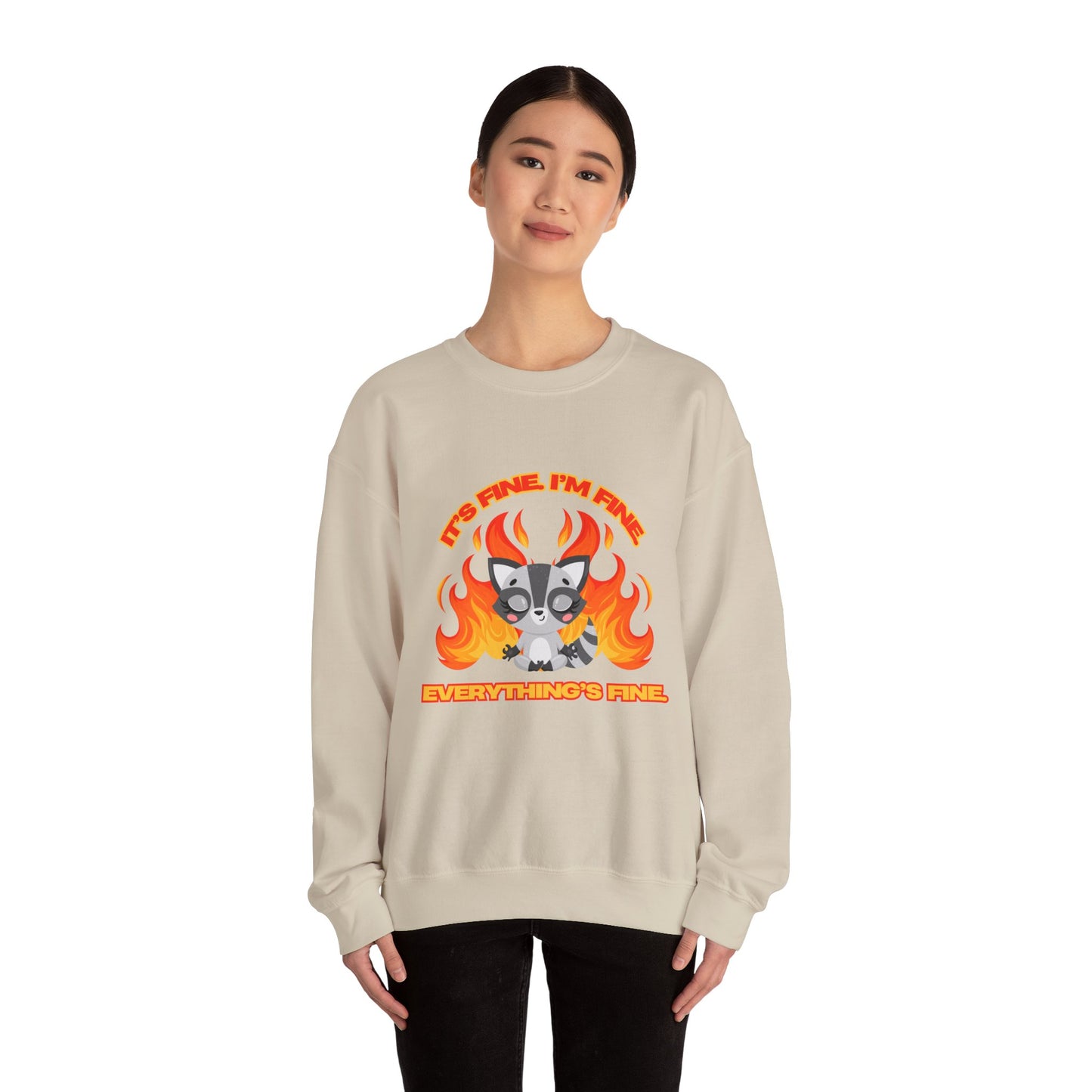Everything's Fine Heavyweight Crewneck Sweatshirt