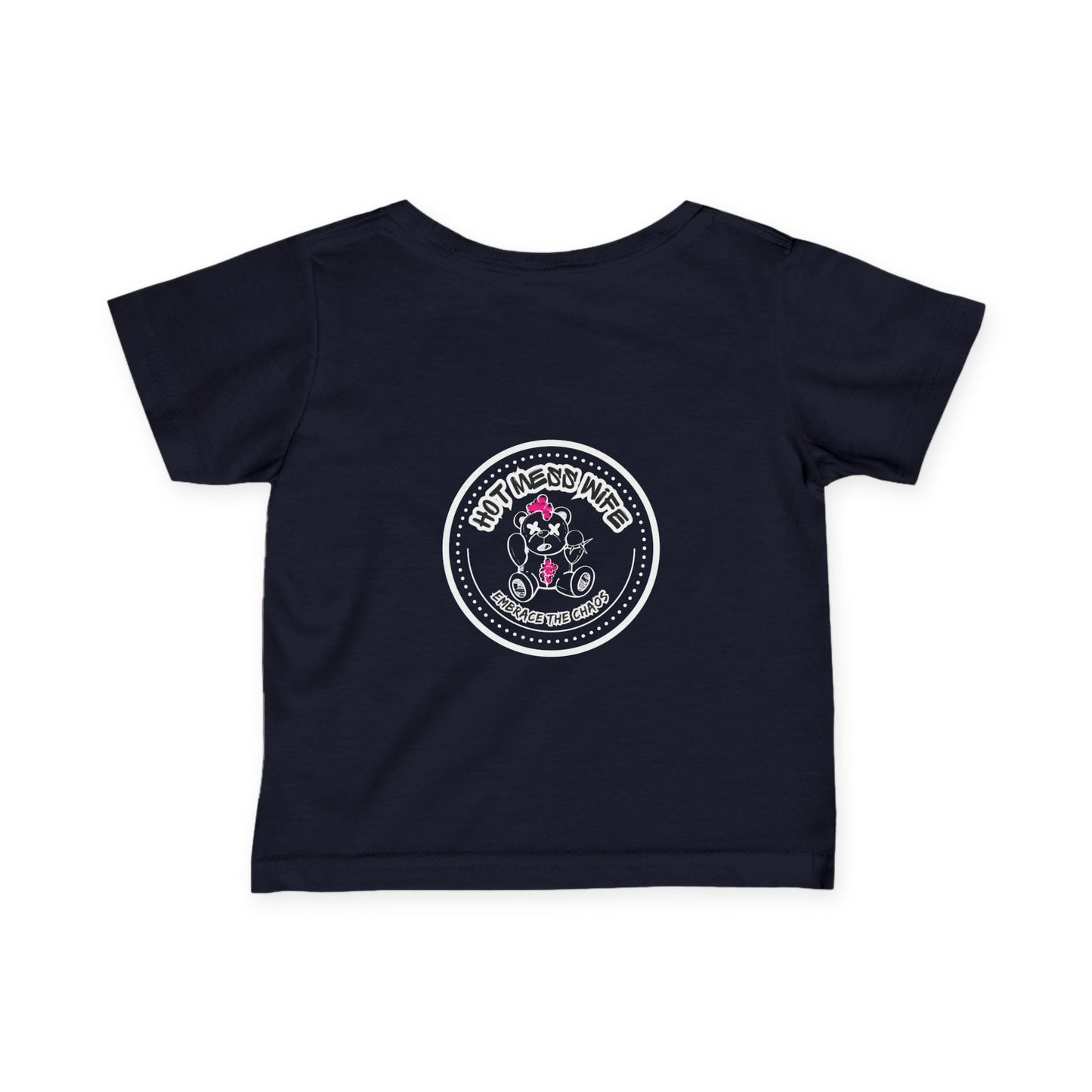 Pink Chaos Bear Baby and Toddler Jersey Tee