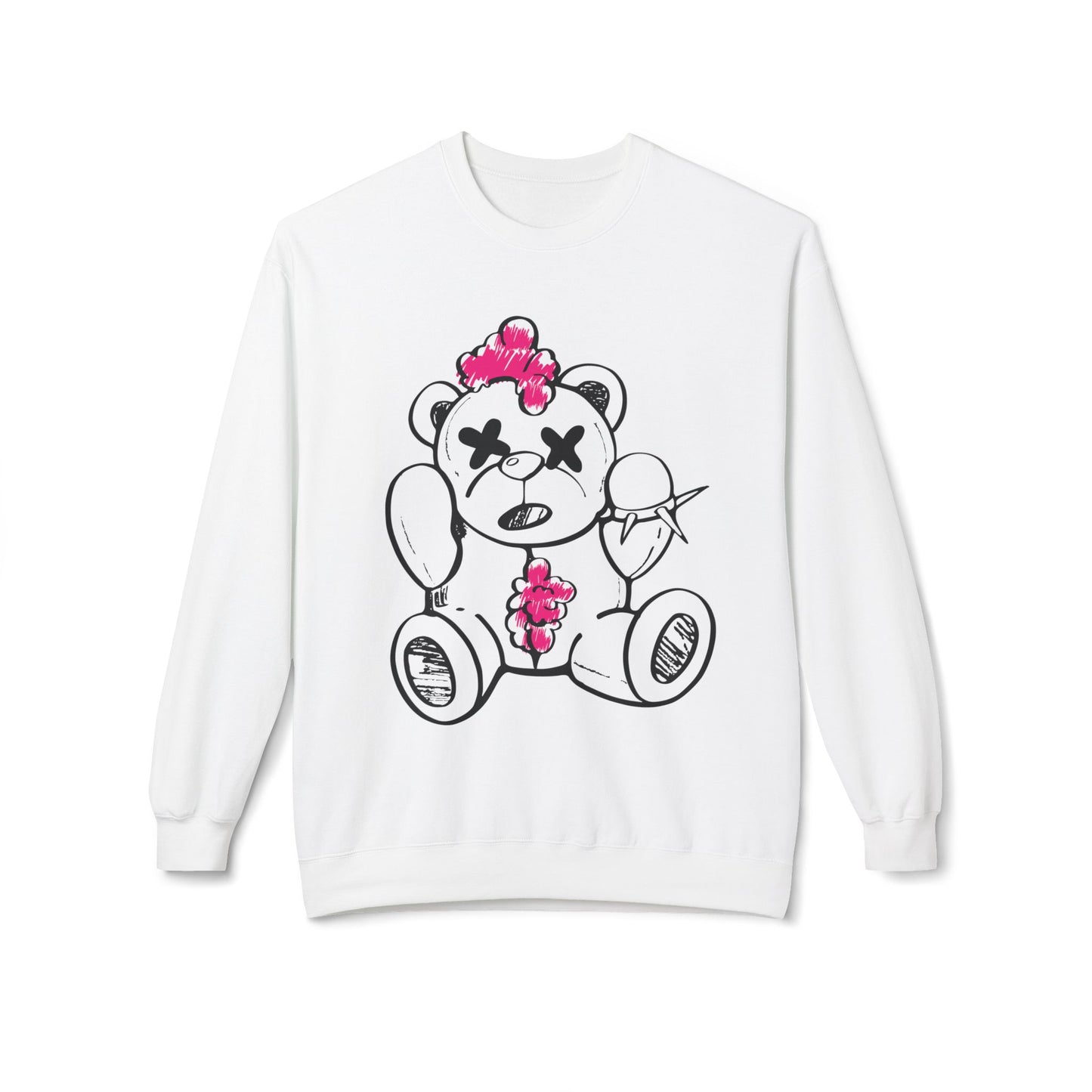 Chaos Bear Midweight Softstyle Fleece Crewneck Sweatshirt