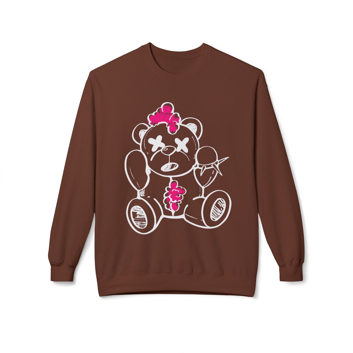 Chaos Bear Midweight Softstyle Fleece Crewneck Sweatshirt