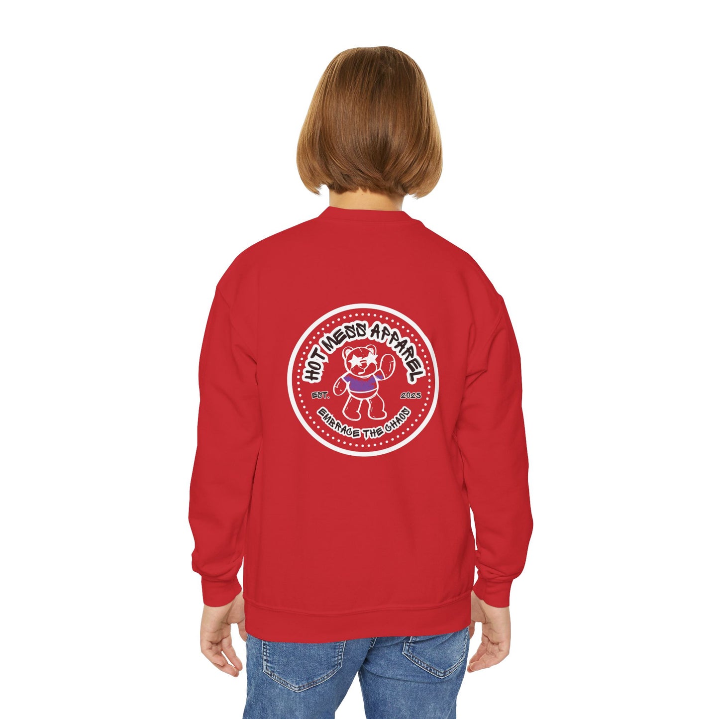 Chaos Bear Kids Crewneck Sweatshirt