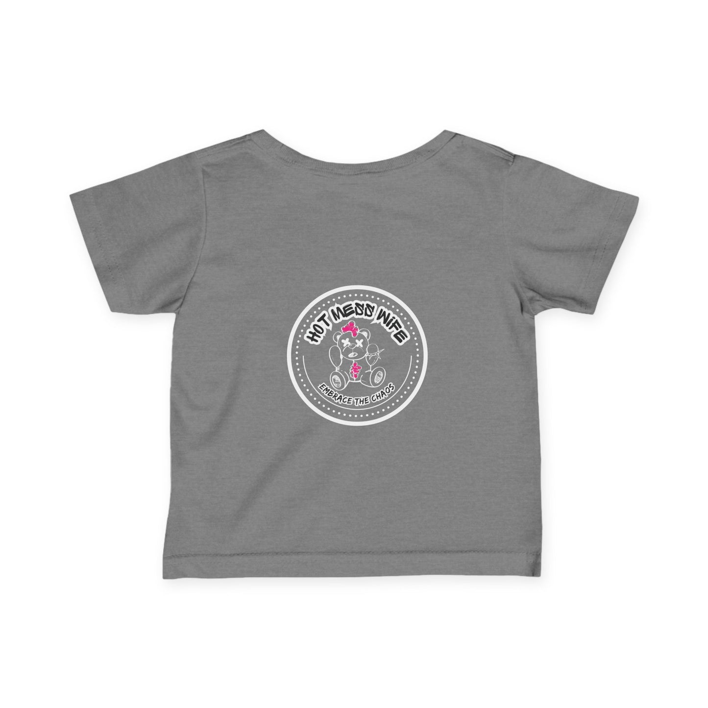 Pink Chaos Bear Baby and Toddler Jersey Tee