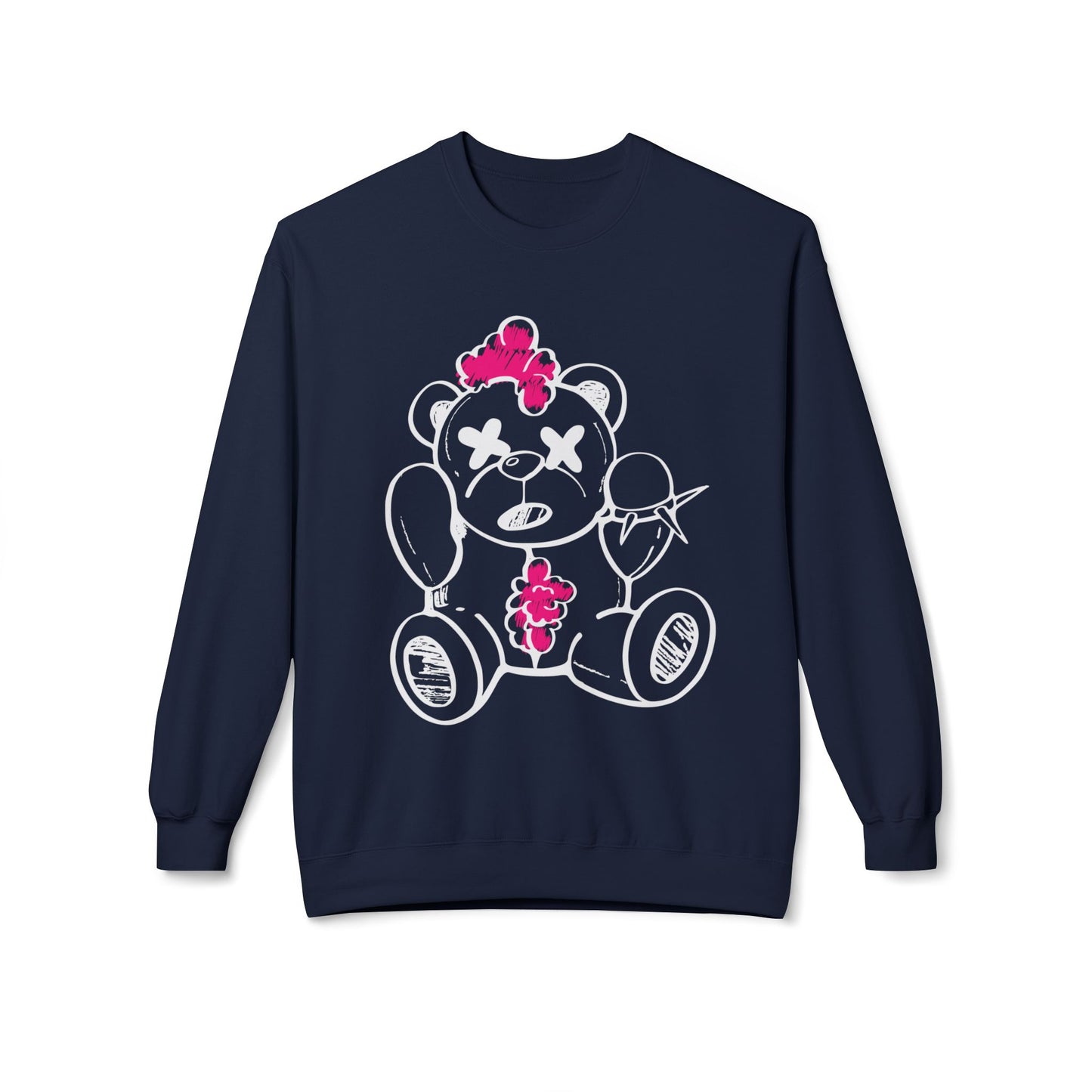 Chaos Bear Midweight Softstyle Fleece Crewneck Sweatshirt